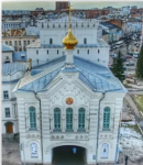 Барабан и купол с крестом на законном месте